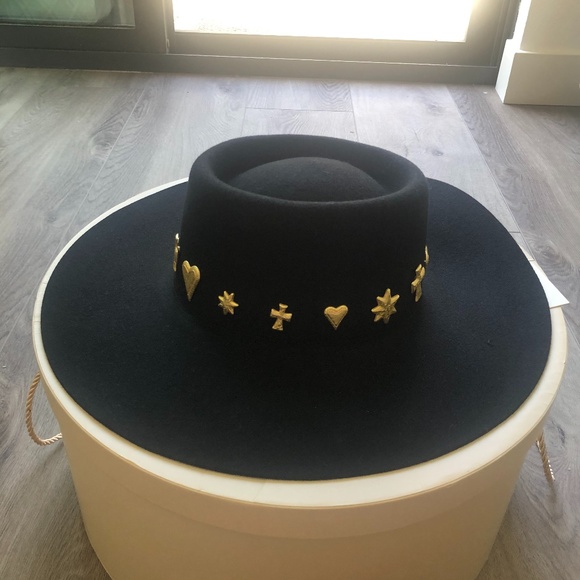 Lack Of Color Celestial Boater Wool Hat 
